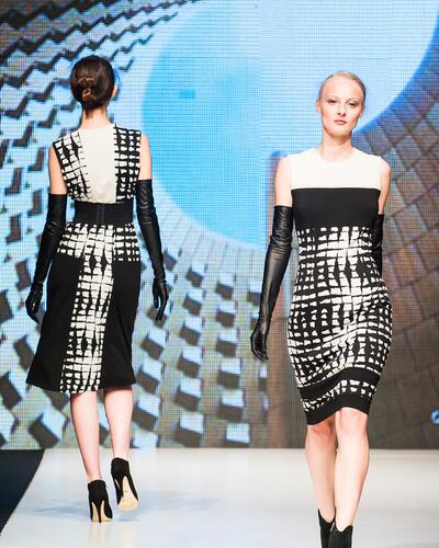 Hana Havelková — Prague Fashion Weekend 2012 — S/S 2013, look 1